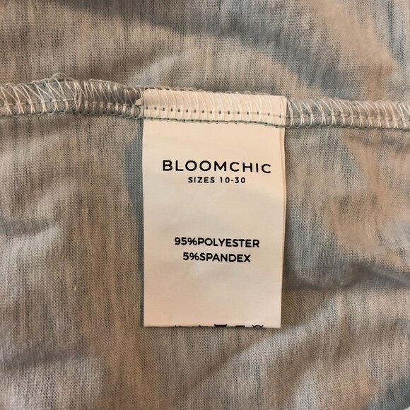 Bloomchic Striped Contrast Dolman Sleeve T-Shirt Mint Green 22/24 3X - Picture 6 of 6